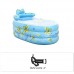 Bathtubs Freestanding Folding Adult Inflatable Children's Plastic  Hand Pump (Color : Blue  Size : 130cm/51.2inch) - B07H7KJS1C